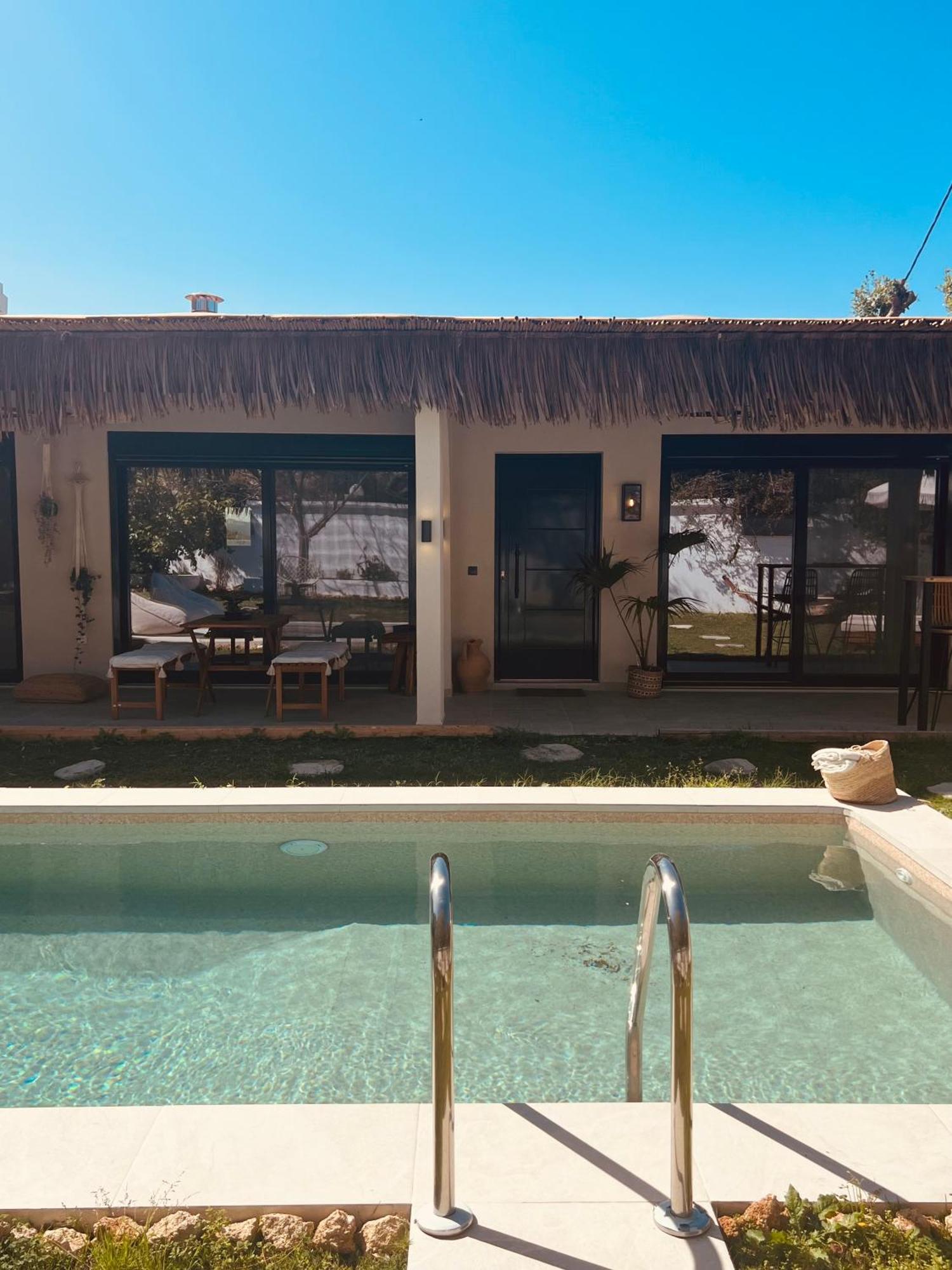 Naya Pool & Garden View Bungalow Koskinou  ภายนอก รูปภาพ