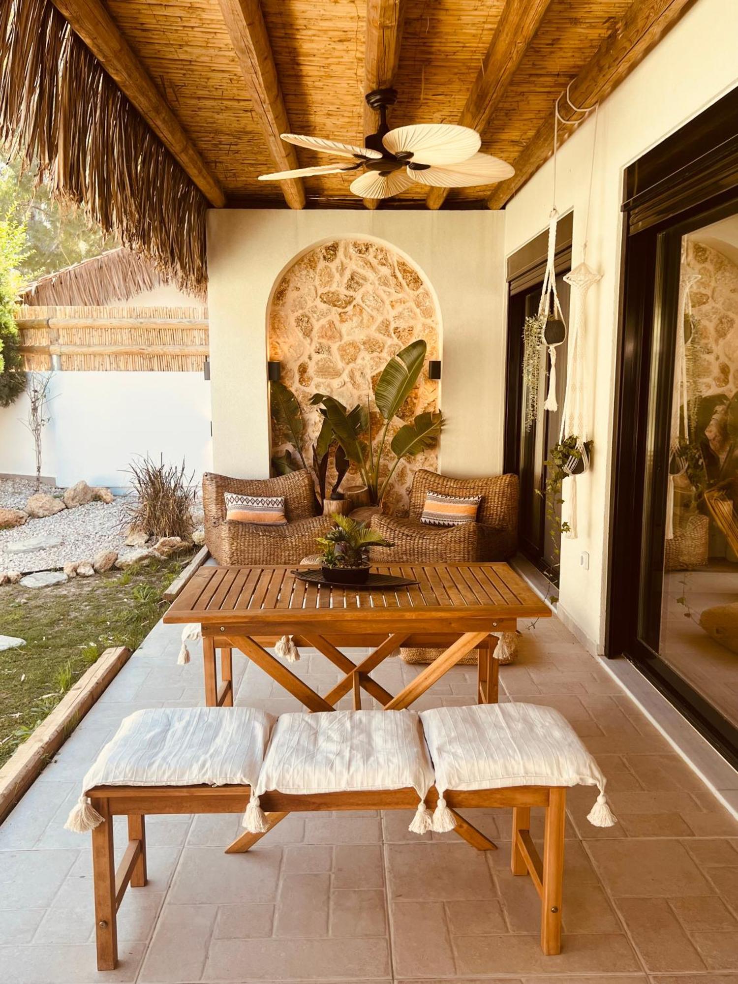 Naya Pool & Garden View Bungalow Koskinou  ภายนอก รูปภาพ